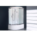 Душевая кабина Royal Bath RB 8120BK1-M-CH 120х80 см, с матовыми стеклами, правосторонняя