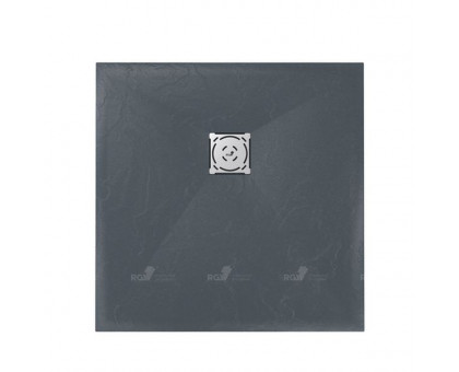 Душевой поддон RGW ST-G 100x100 см, квадратный, графит