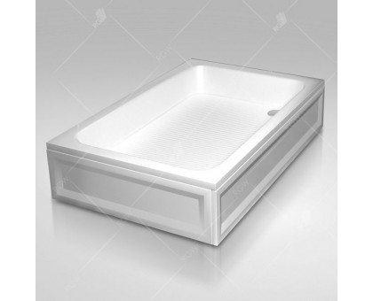 Душевой поддон RGW B/CL-S-A 80x100 см, прямоугольный, акриловый, белый