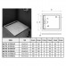 Душевой поддон WeltWasser WW TRS  90 STONE-WT 90х90 см белый с сифоном