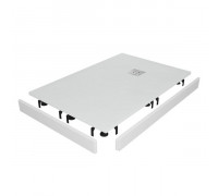 Душевой поддон RGW ST-W 80x100 см, прямоугольный, искусственный камень, белый (Комплект)