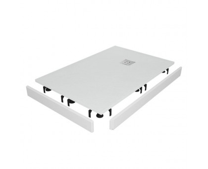 Душевой поддон RGW ST-W 80x120 см, прямоугольный, искусственный камень, белый (Комплект)