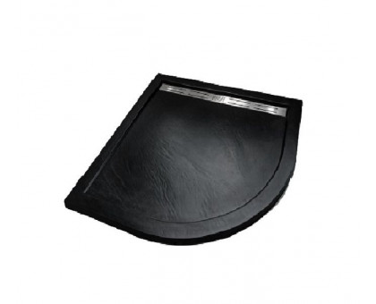 Душевой поддон WeltWasser WW TRR 12080 STONE-BL R 120х80 см черный с сифоном