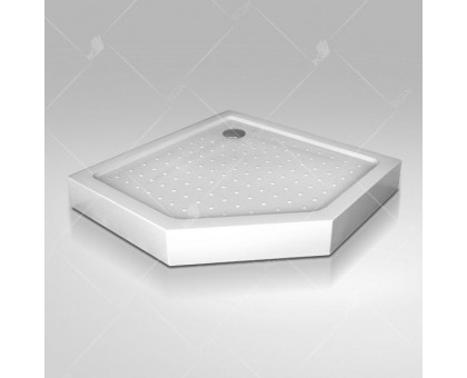 Душевой поддон RGW LUX/TN-TR 100x100 см, трапеция, акриловый, белый
